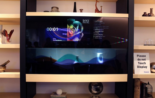 Der unsichtbare Fernseher von Panasonic hat auf der CES 2016 allen die Show gestohlen.