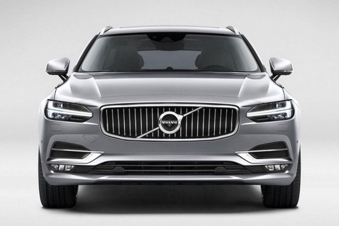 Volvo V90 - prepoznali ga boste po zanimivem prednjem delu. 