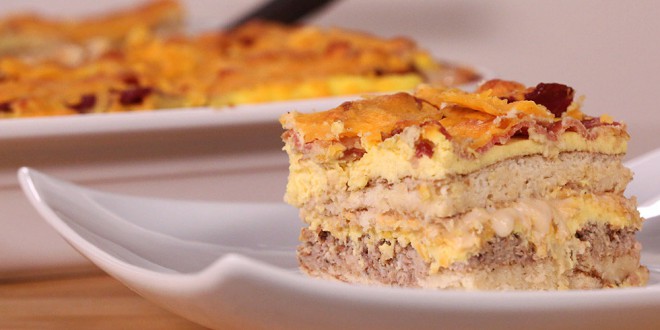 Lasagne med pandekager.