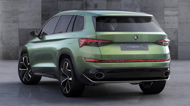 Škoda VisionS는 제네바에서 발표될 예정입니다.