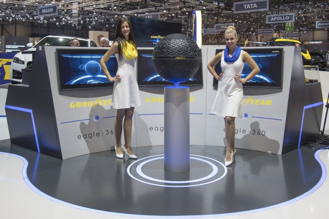 Sferična pnevmatika Goodyear Eagle-360 je v Ženevi požela ogromno zanimanja, več kot marsikatera avtomobilska novost!