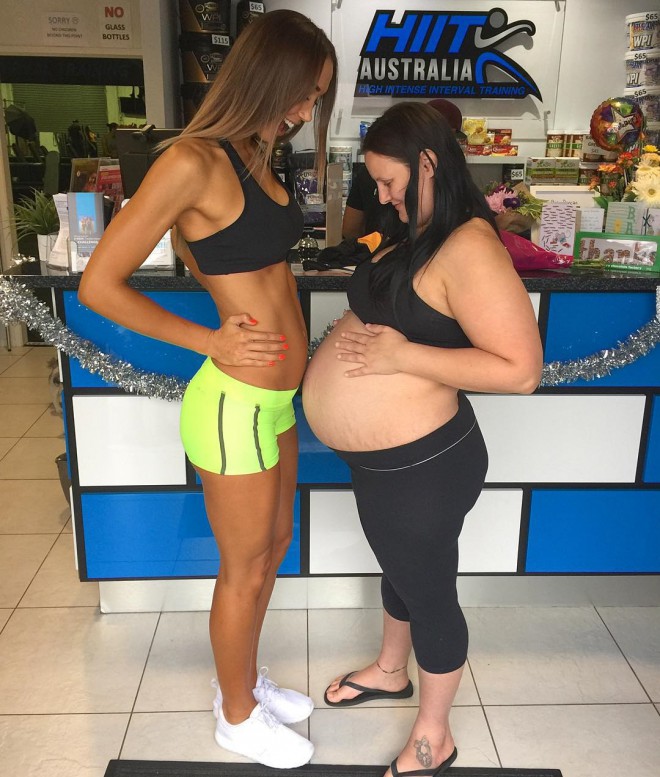Trudna Chontel Duncan i Natalie Smith.