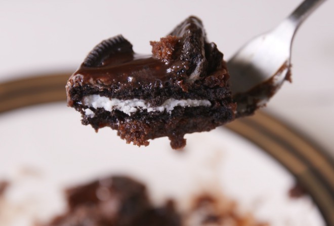 Saftige oreogasmische Brownies bringen jeden zum Sabbern.