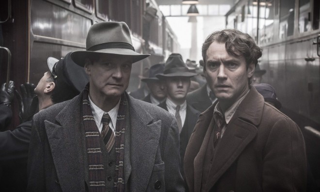 Colin Firth och Jude Law i Genius.