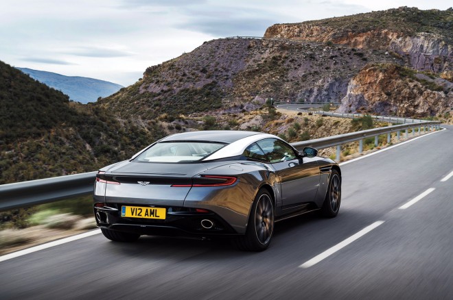 Aston Martin DB11 is presented in Geneva.