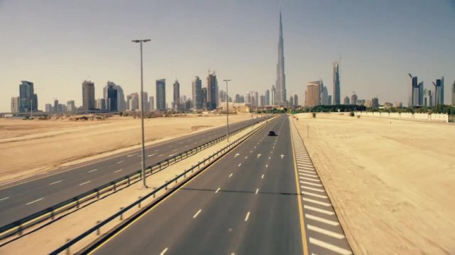 Denne gang tog Ken Block til De Forenede Arabiske Emirater.