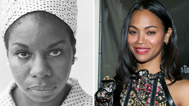 Nina Simone in Zoe Saldana