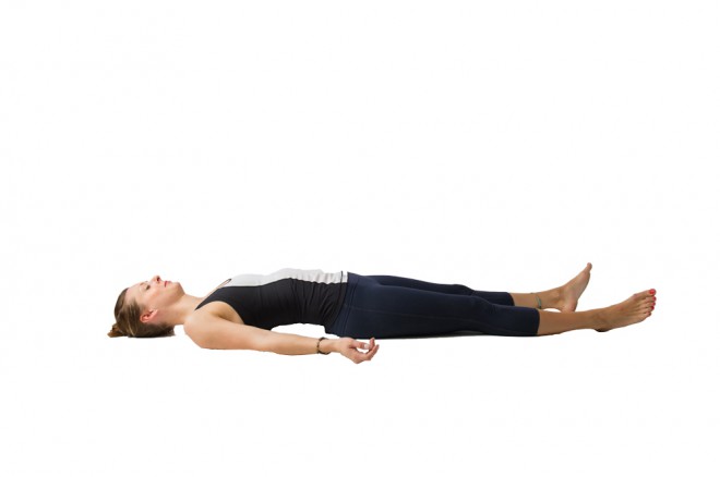 Postura do cadáver (savasana)