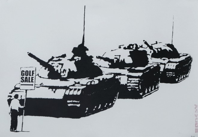 Banksy, Golf Sale