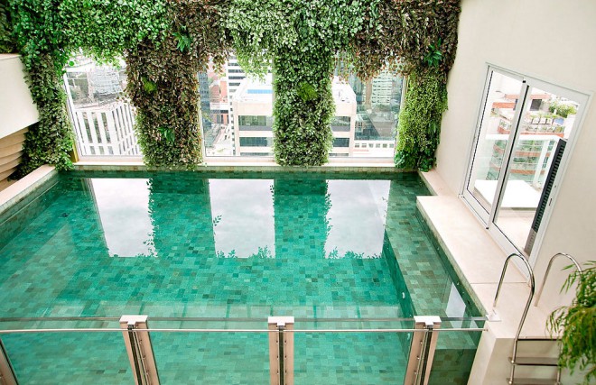 A house by the river in Jakarta
