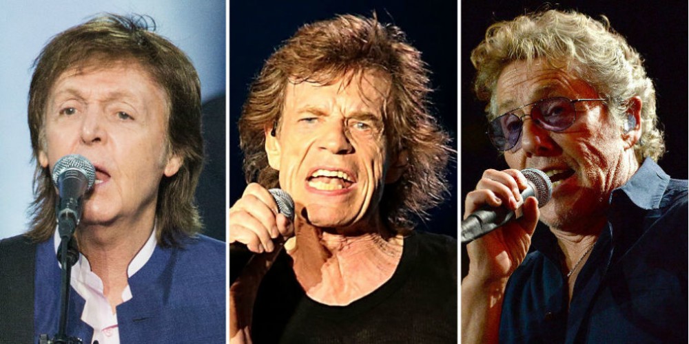 The Rolling Stones, The Who, Paul McCartney