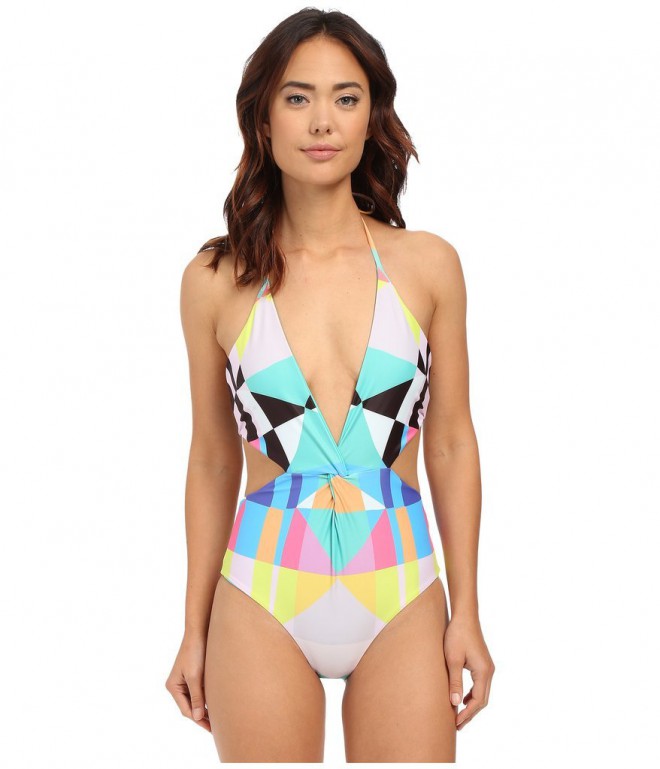 Mara Hoffman Diamond Twist One-Piece ($238)