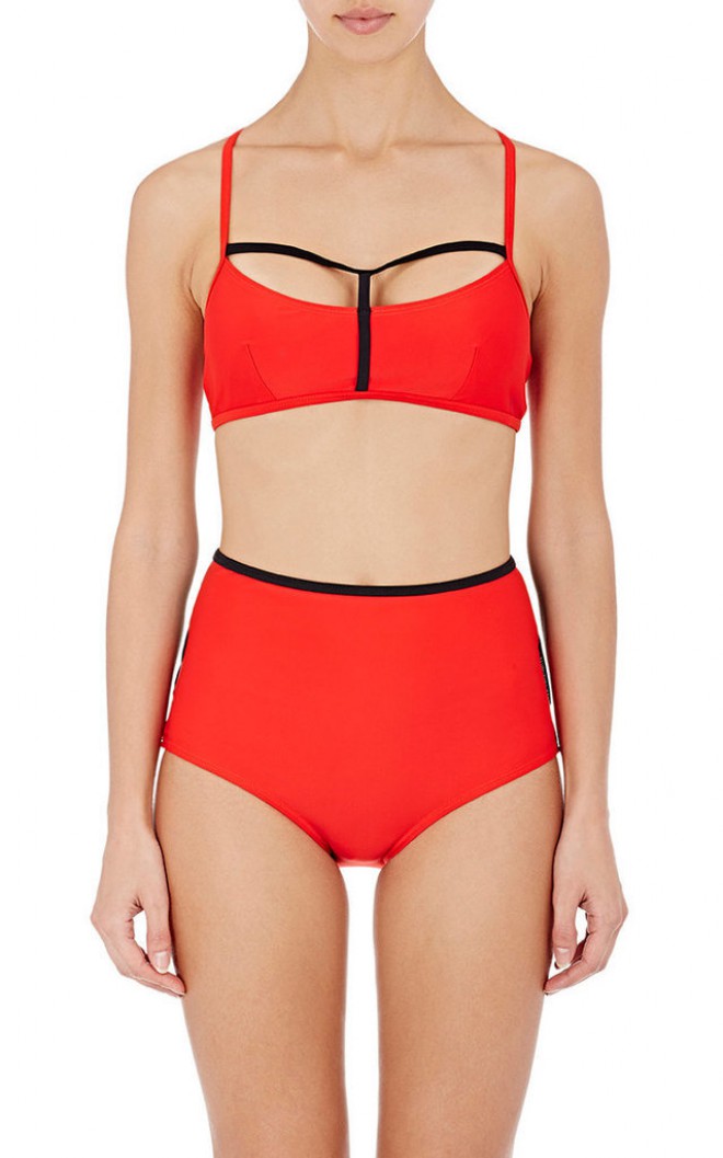 Chromat Yoko Halter Bikinitop ($133)