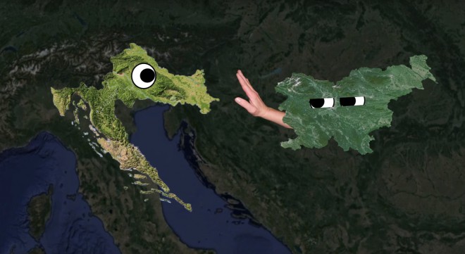 Na lekcji geografii o Chorwacji wspomniano również o Słowenii.