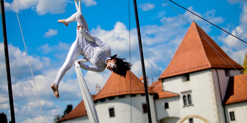 Acrobat at Špancirfest