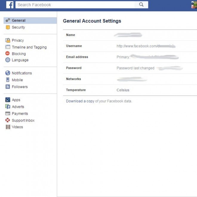 Le nekaj korakov vas loči do vaše celotne zgodovine na Facebooku.