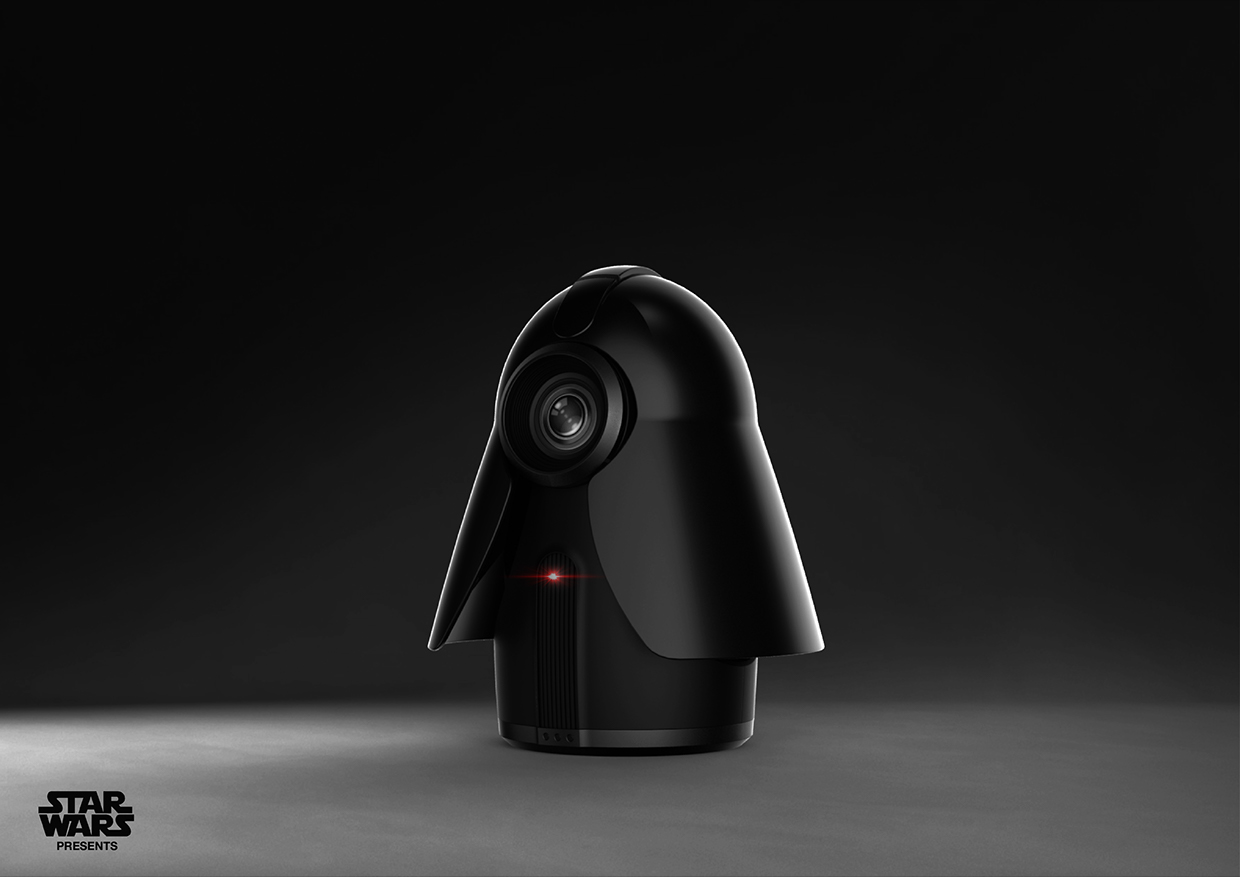 Overvåkningskamera forkledd som Darth Vader
