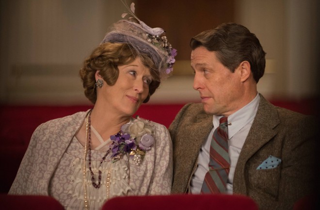 Meryl Streep in Hugh Grant v filmu Neslavno slavna Florence