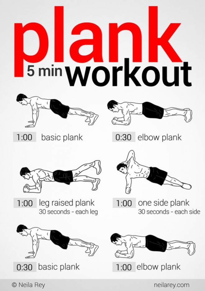 5 minutos para prancha