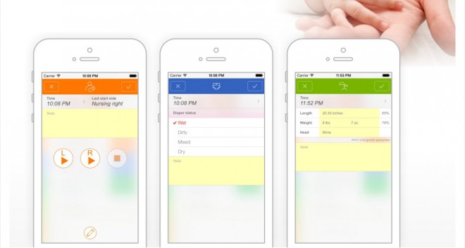 Aplikacija Baby Tracker