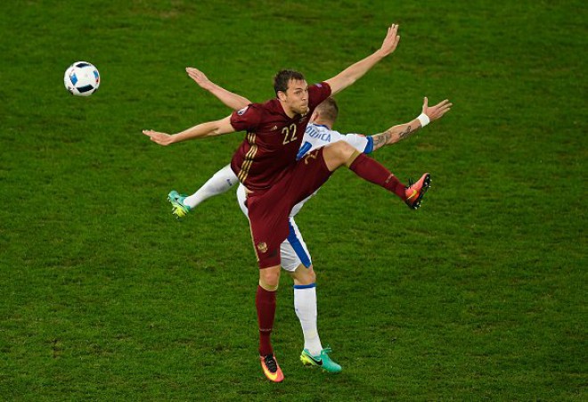 Un intermezzo ballettistico nel mezzo della partita.