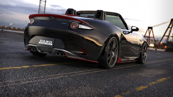 Dark Knight Mazda MX-5 Miata.