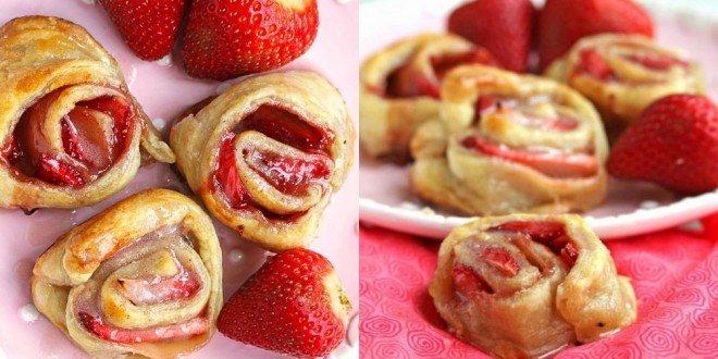 Panini alla cannella e fragole