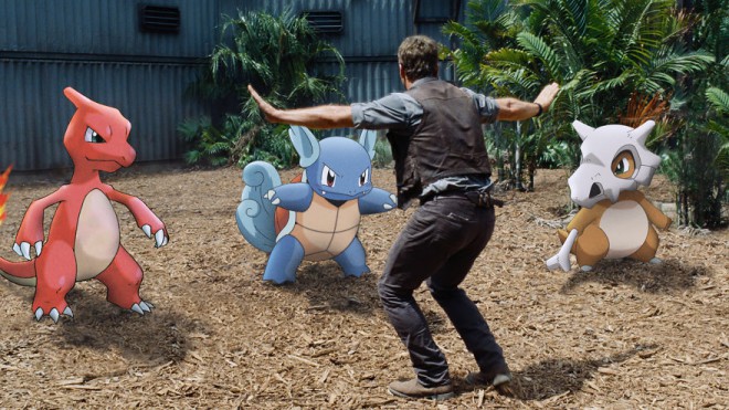 Pokemoni v filmu Jurski svet.