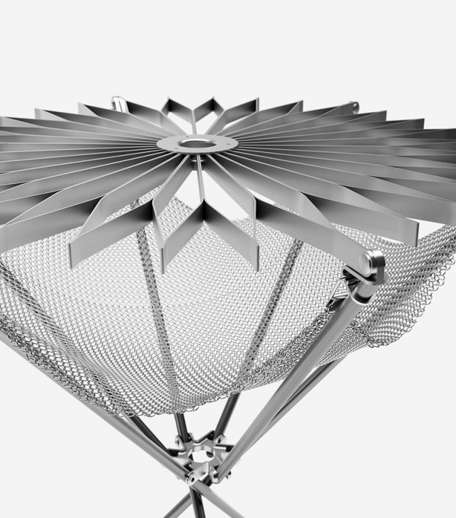 A churrasqueira portátil Grillo é fabricada pela Formaxion.