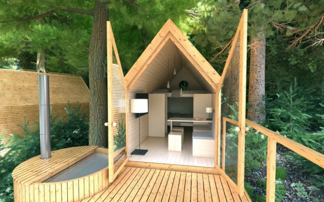 O Glamping Ribno já está a convidar os seus primeiros hóspedes.