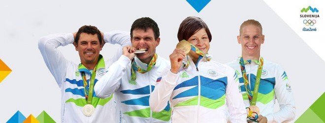 Ricevimento degli olimpionici al BTC Ljubljana.