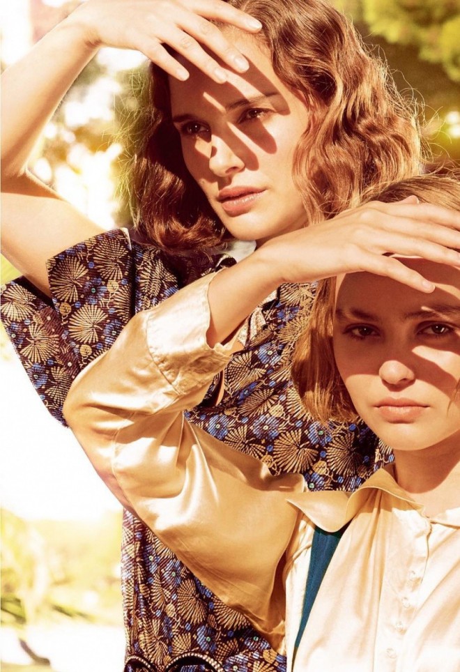 Natalie Portman und Lily-Rose Depp.