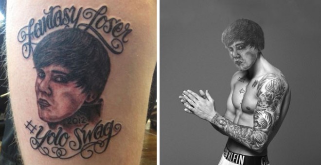Izrezan Justin Bieber.
