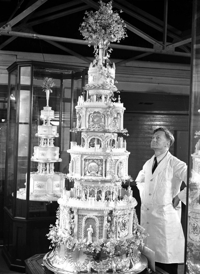 Prins Philips och drottning Elizabeth II:s bröllopstårta.