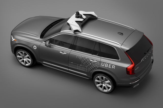 Uberov samovozeći Volvo XC90.