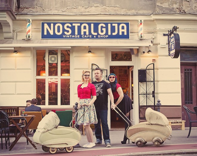 Nostalgie staat op het Krakau-bord, op de plekken waar vroeger de bars zaten.