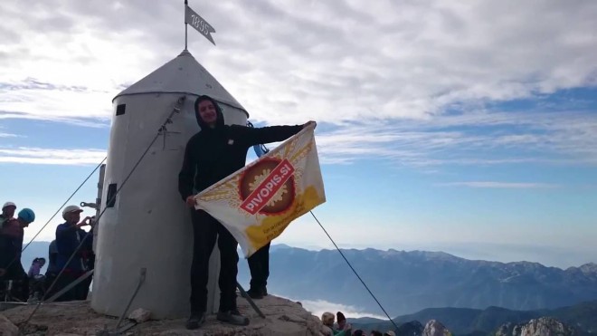 Varjenje piva na Triglavu.