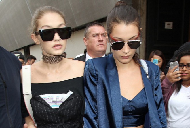 Gigi in Bella Hadid v Milanu.