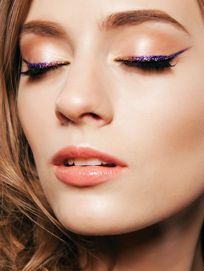 Fall 2016 beauty trend: glitter