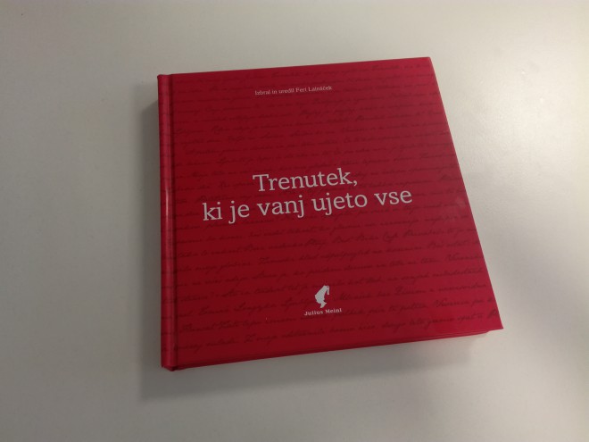 Pesniška zbirka Trenutek, ki je vanj ujeto vse