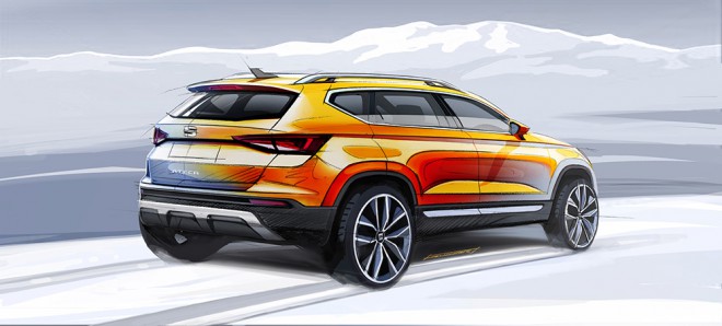 Seat Ateca announces new design guidelines and model offensive of this brand. 