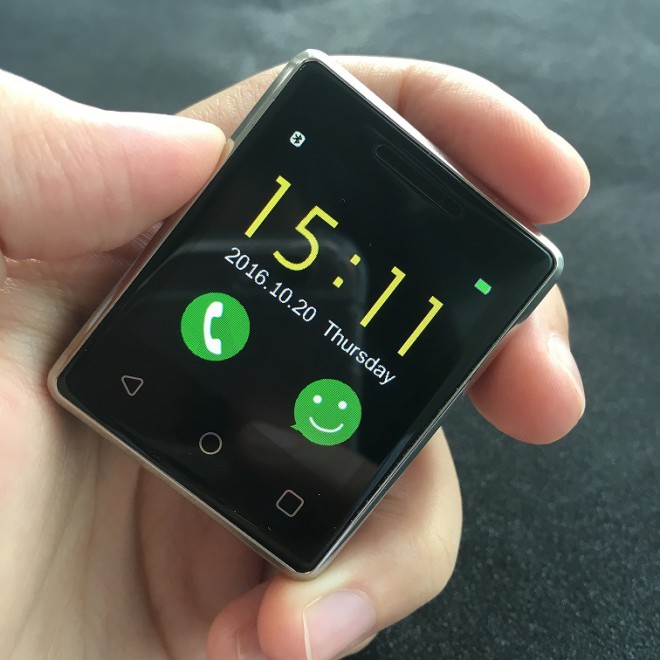 The Vphone S8 smartphone is not much bigger than the Apple Watch.