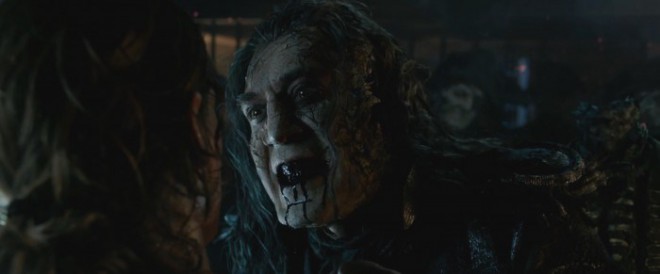 Javier Bardem announces death to Jack Sparrow.