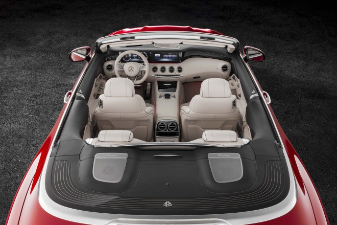 Many things in the Mercedes-Maybach S 650 Cabriolet are made by hand.