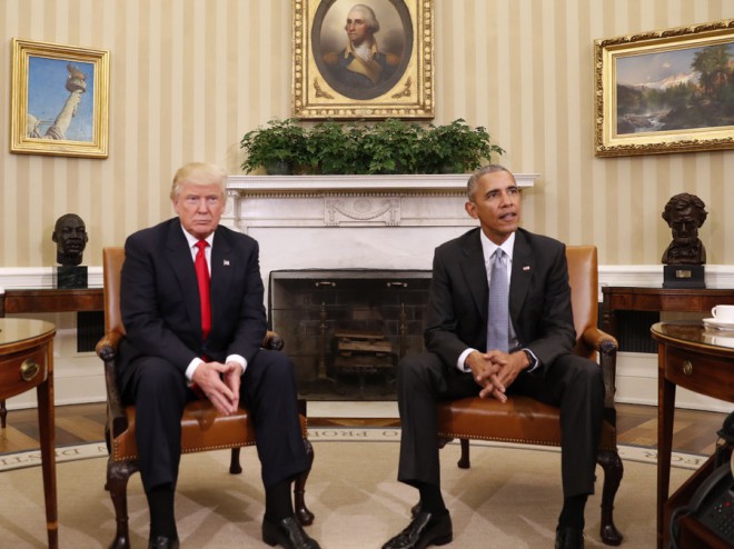 Barack Obama je nedavno v Beli hiši gostil Donalda Trumpa, ki je že bil v vlogi bodočega ameriškega predsednika.