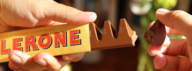 Toblerone v boljših časih.