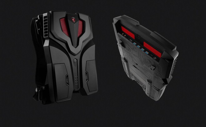MSI VR One VR Rygsækken kan også bruges som en stationær computer. Du skal selvfølgelig også have en skærm.