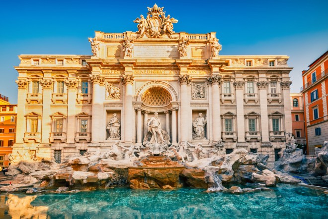 Fontana di Trevi em Roma (Foto: Shutterstock)