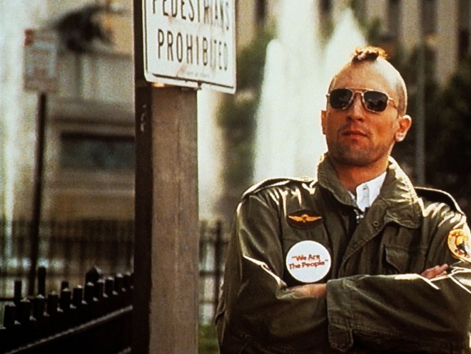 Robert DeNiro im Film Taxi Driver, 1976