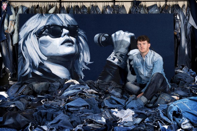 Ian Berry in njegov umetniški material.